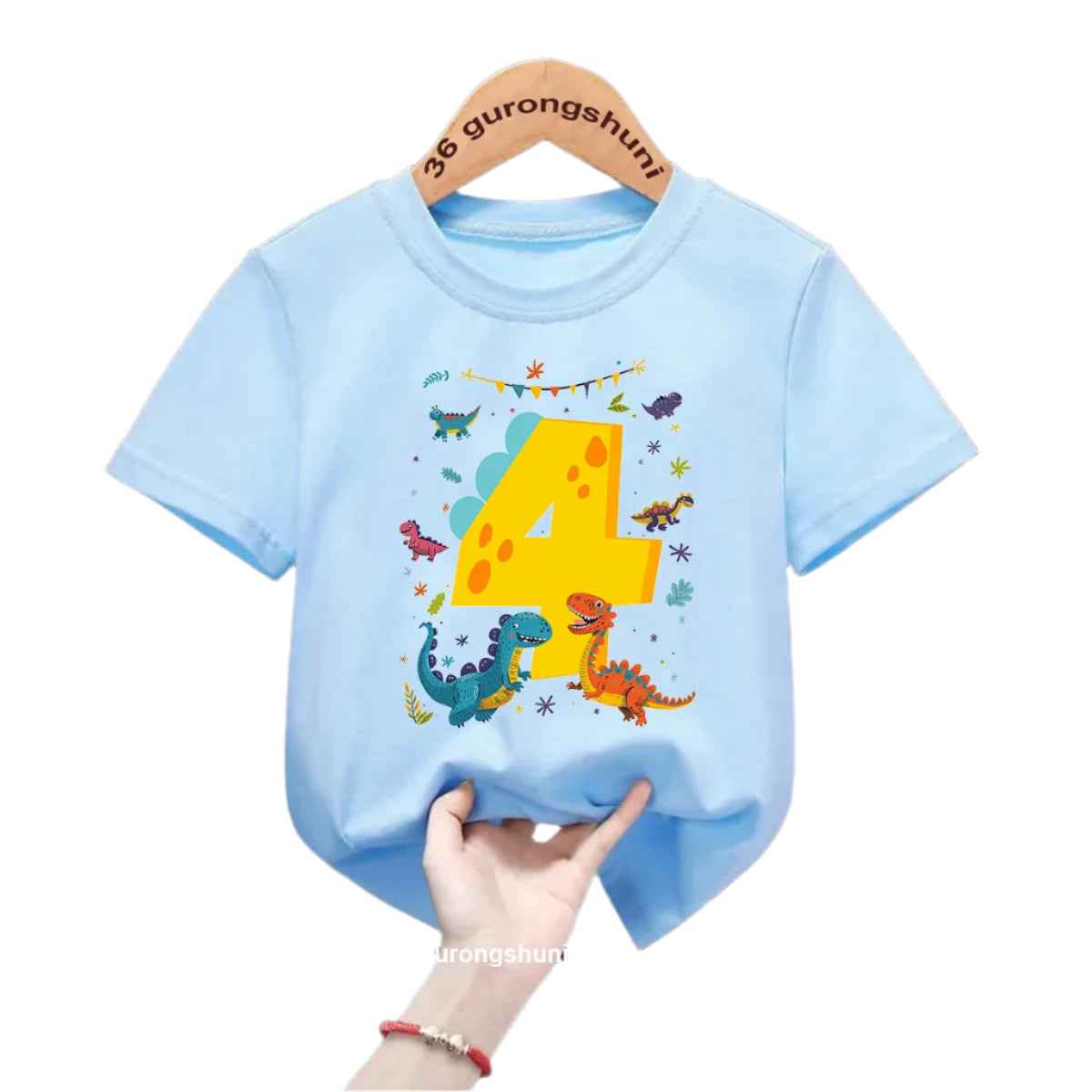 🎉Birthday Dino T-Shirt for Boys – Fun Ages 1 to 9! - ThiGui