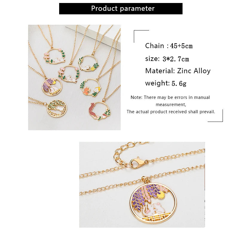 🌸 Merci Maîtresse Necklace – A Whimsical End-of-Year Hug from Your Little One! 🐰✨ - ThiGui