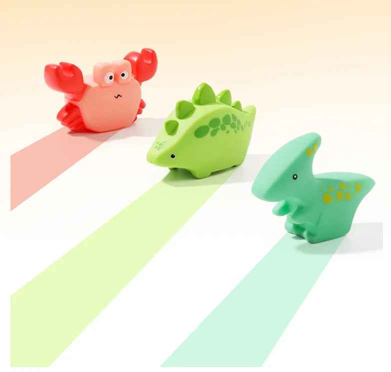 🐳 Squeeze, Splash & Smile – Adorable Rubber Bath Toys for Baby’s Tub Time! 🛁🦀 - ThiGui