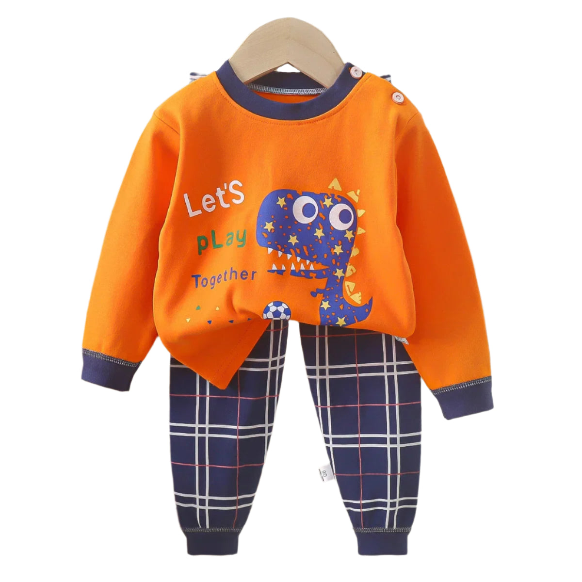 🐻 Cute Bear Pajama Set – Snuggly Autumn Sleepwear for Your Little Cub! 🌙🧒 - ThiGui