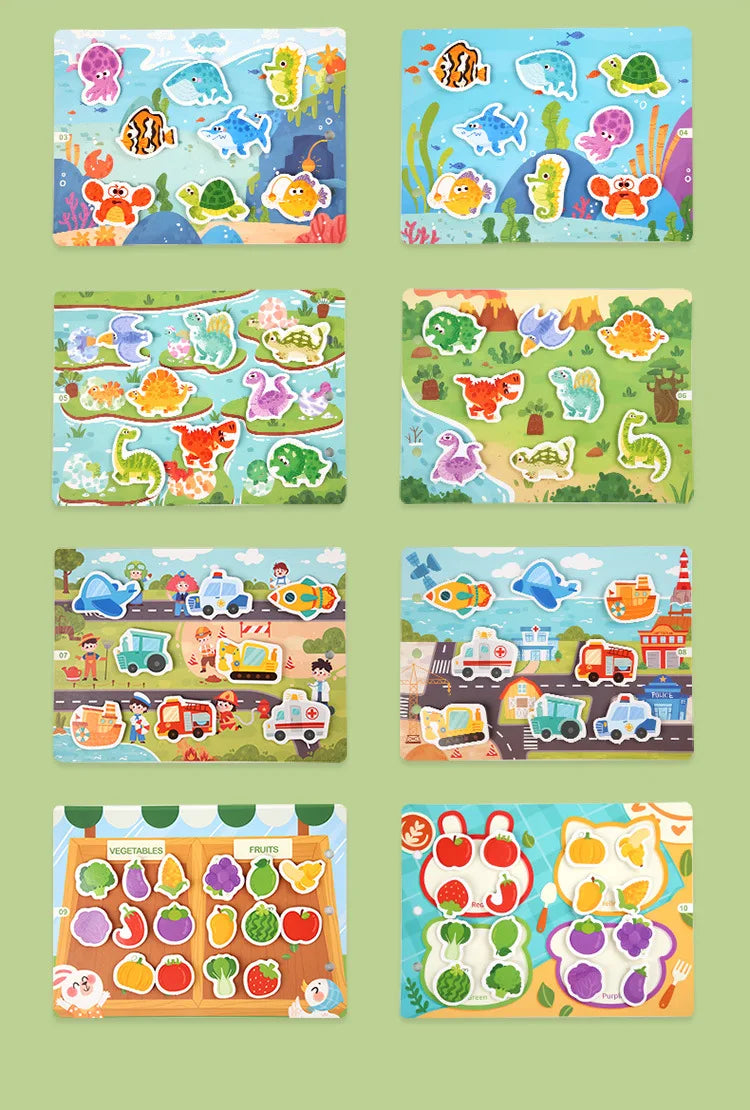 📘 My First Montessori Busy Book – Hands-On Learning Fun for Little Minds! 🧠✨ - ThiGui