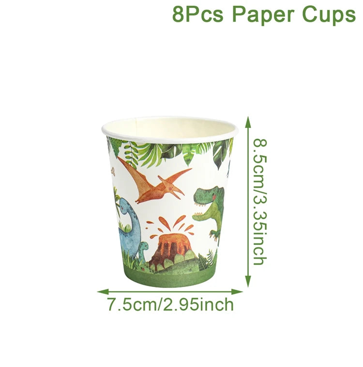 🦖 Roarsome Dino Tableware Set – Make His Birthday Wild & Easy! 🎉🍽️ - ThiGui