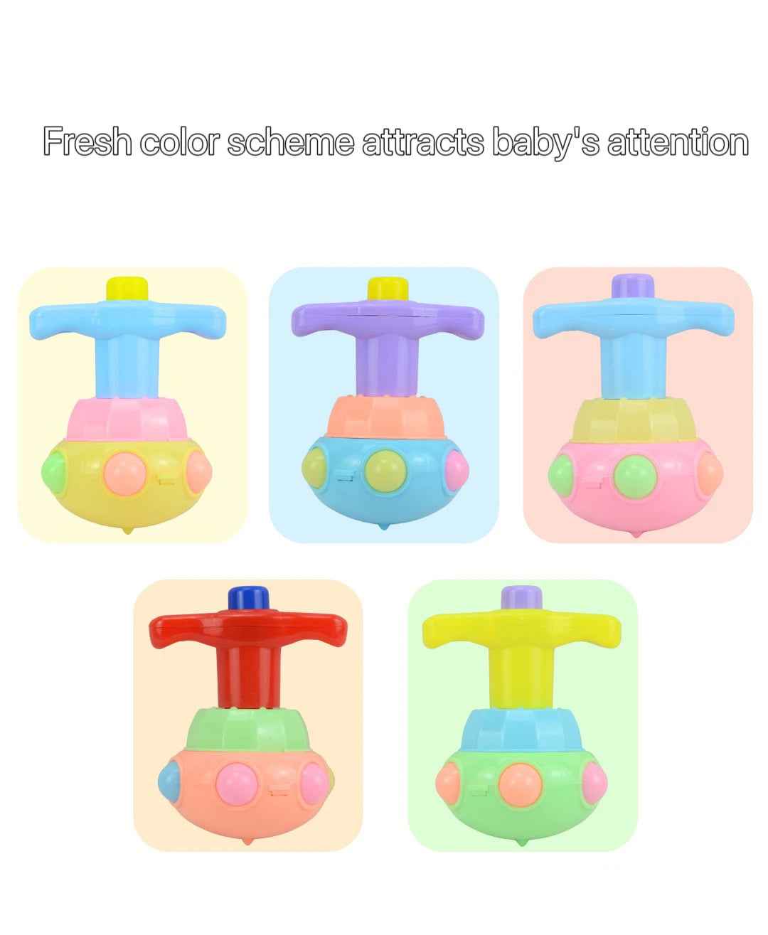 🌟 Luminous Spinning Top – Flashing Lotus Gyro Fun for Kids! 🔄💡 - ThiGui