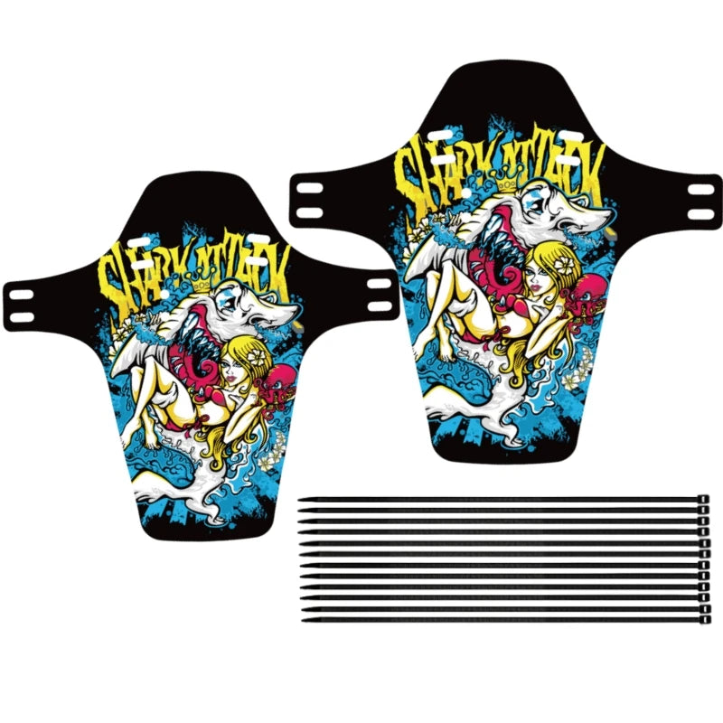 🚲 Front & Rear Mudguard Set | Universal Fit for Kids’ Mountain Bikes – No More Muddy Clothes! 🧼🌦️ - ThiGui