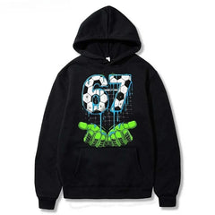 Bruh 67 Six Seven Brainrot Hoodie 😎🔥 Cool & Cosy Kids Streetwear Sweatshirt - ThiGui
