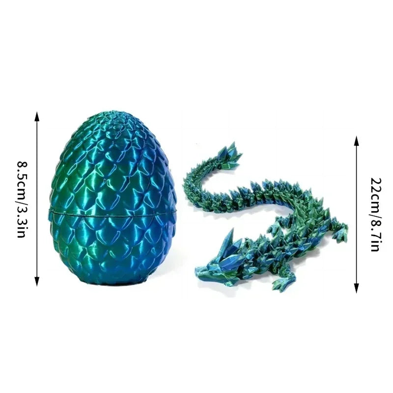 🐉✨ 3D Dragon Egg Surprise – Magical Movable Dragon Toy for Creative Kids! ✨🐉 - ThiGui