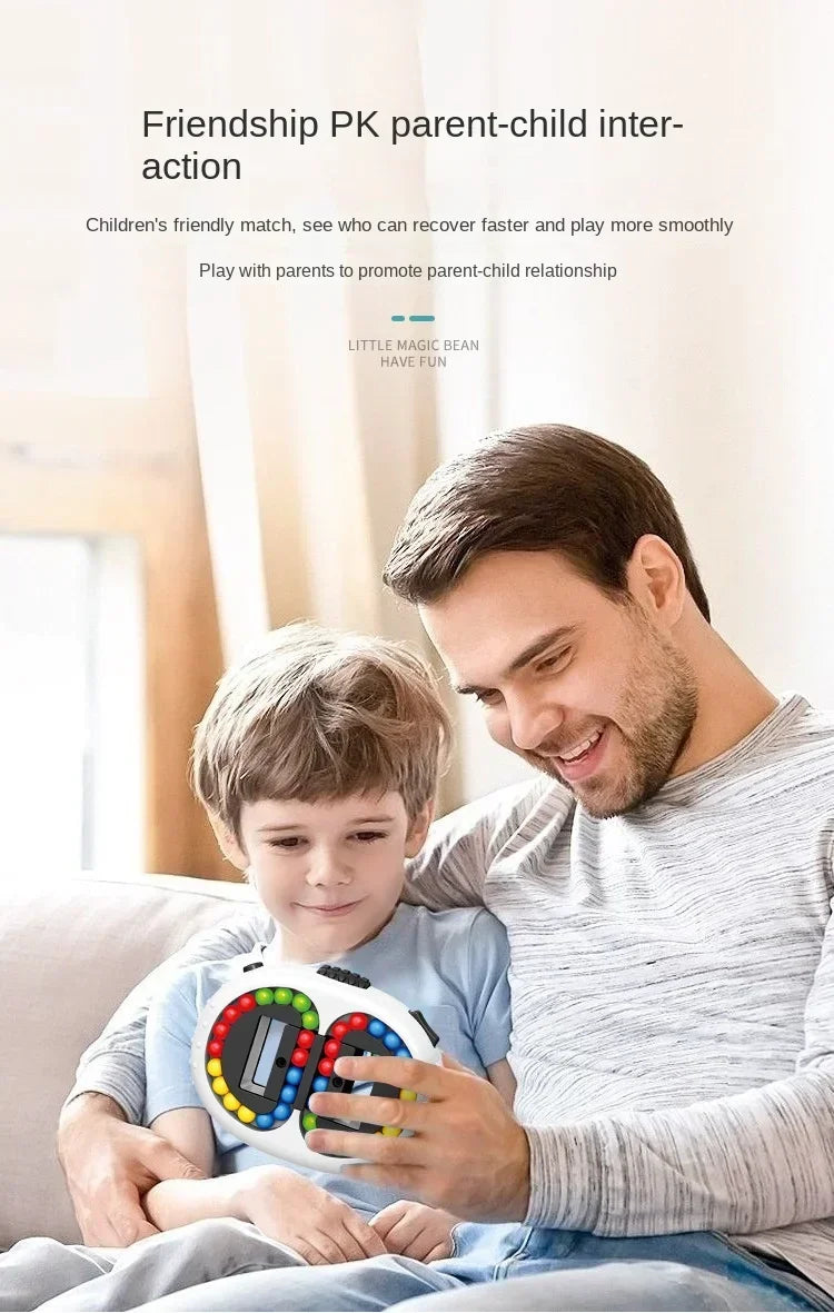 🌟 Magic Beans Puzzle Cube 🧩 | Rotating Fidget Toy for Smart, Focused Fun! 🌀👦 - ThiGui