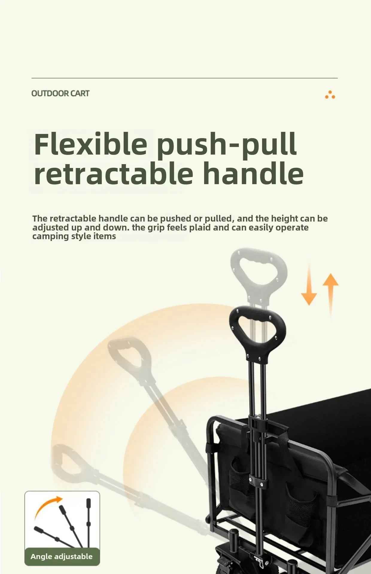 🛒 Pack, Pull & Go! – Heavy-Duty Folding Wagon for Family Adventures 🚗🏖️ - ThiGui