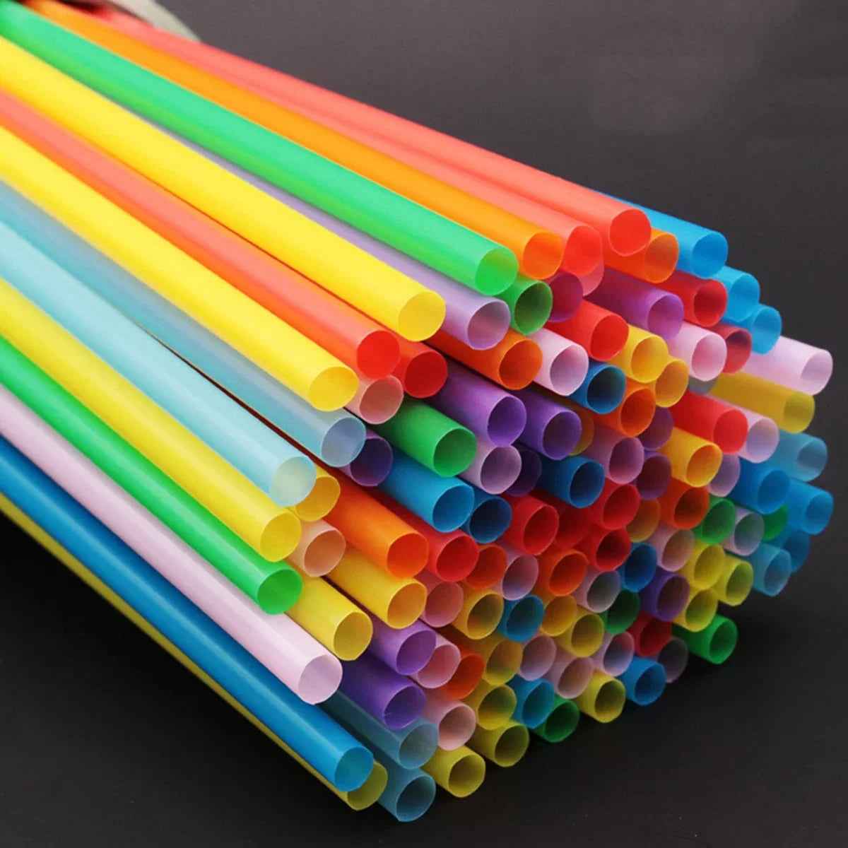 🎉100 Colorful Drinking Straws – Bring Instant Fun to Every Sip! - ThiGui
