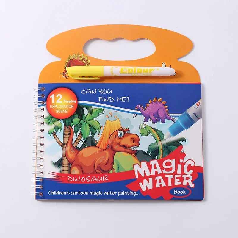 💦Just Add Water! The Magical Reusable Drawing Book Boys Can’t Put Down - ThiGui