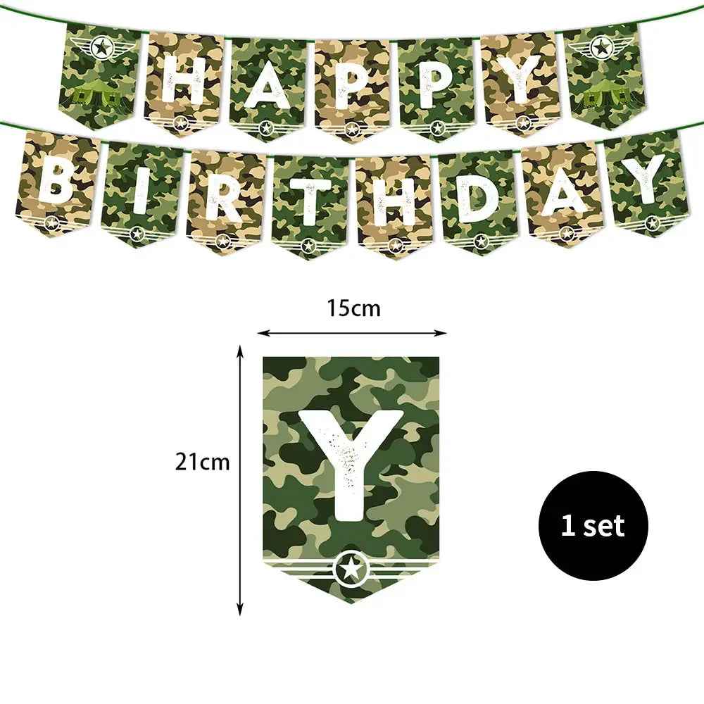 🪖Mission: Birthday! Army-Themed Party Set for Your Little Commander-in-Chief - ThiGui