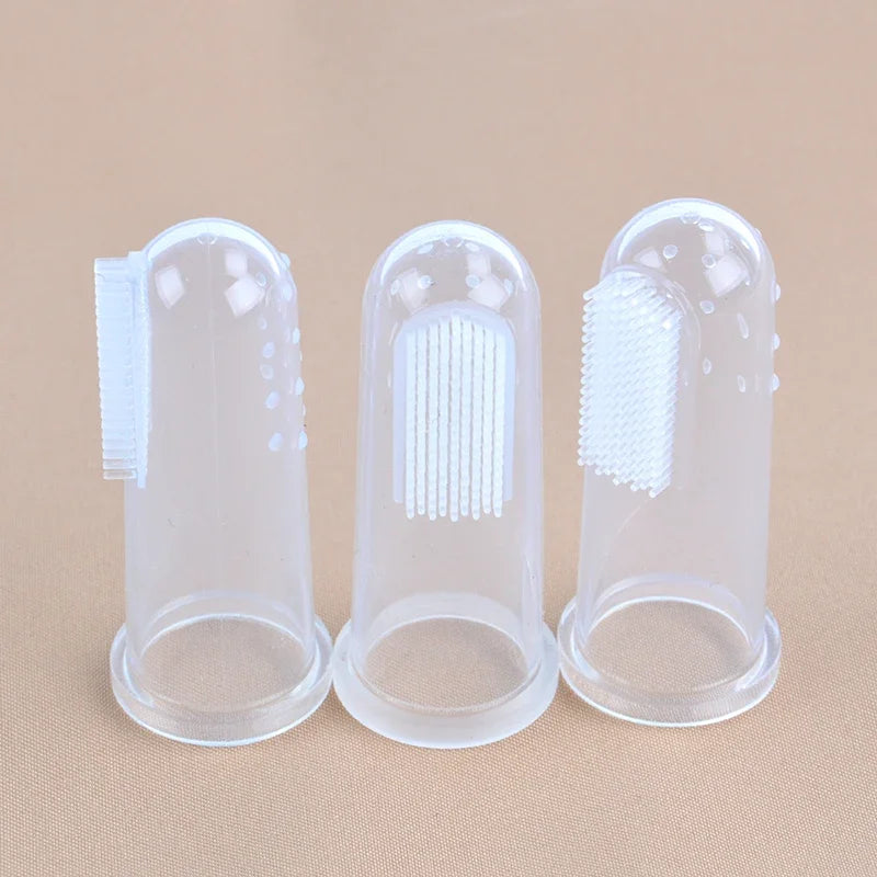 👶🪥 Baby Finger Toothbrush Set – Soft, Safe & Soothing for First Smiles! 💕🌟 - ThiGui
