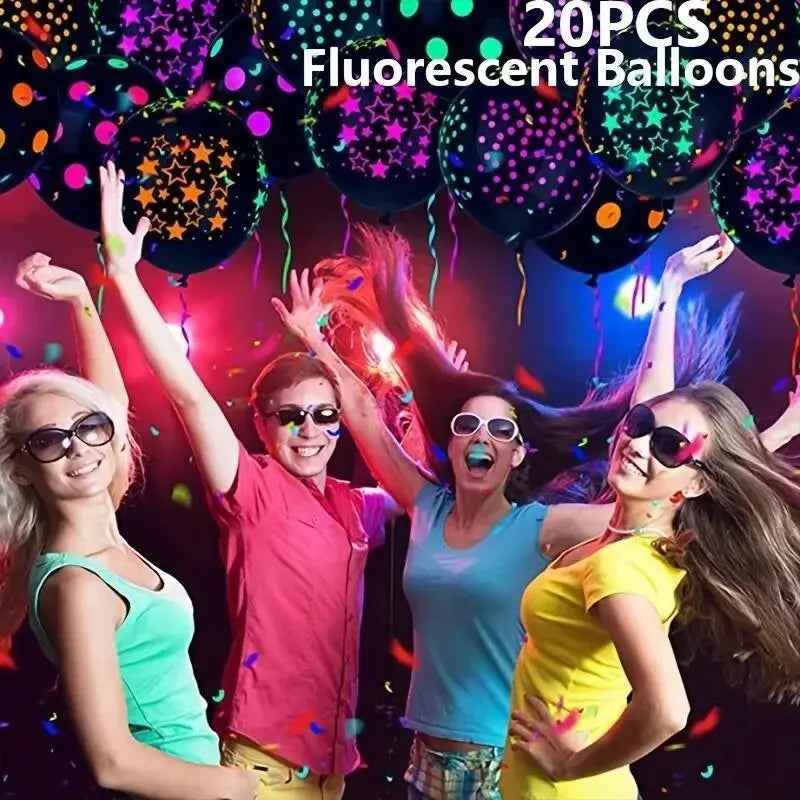 🎈Light Up the Fun – Glow-in-the-Dark Balloons for Bright Birthday Magic! - ThiGui
