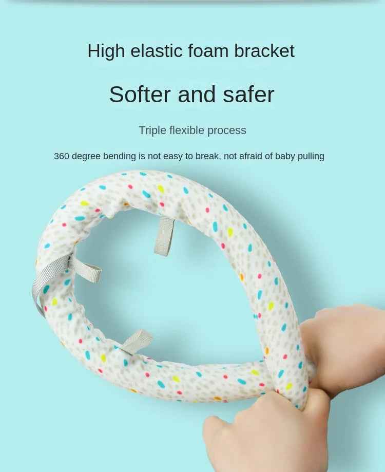 🍼 Car Seat Activity Toy – Kick, Grab & Explore on the Go! 🚗🎠 - ThiGui