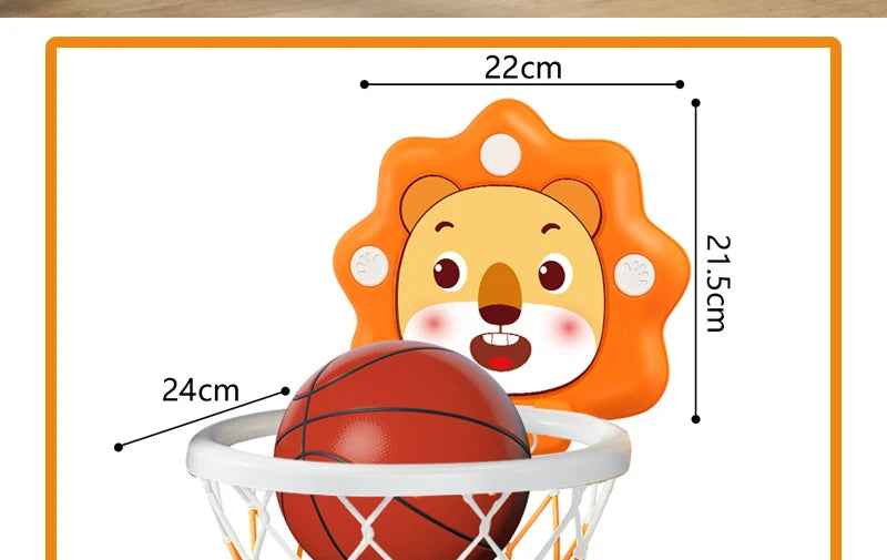 🏀 Stick & Dunk Basketball Set – Indoor Hoop Fun Without the Screws! 🧒💥 - ThiGui