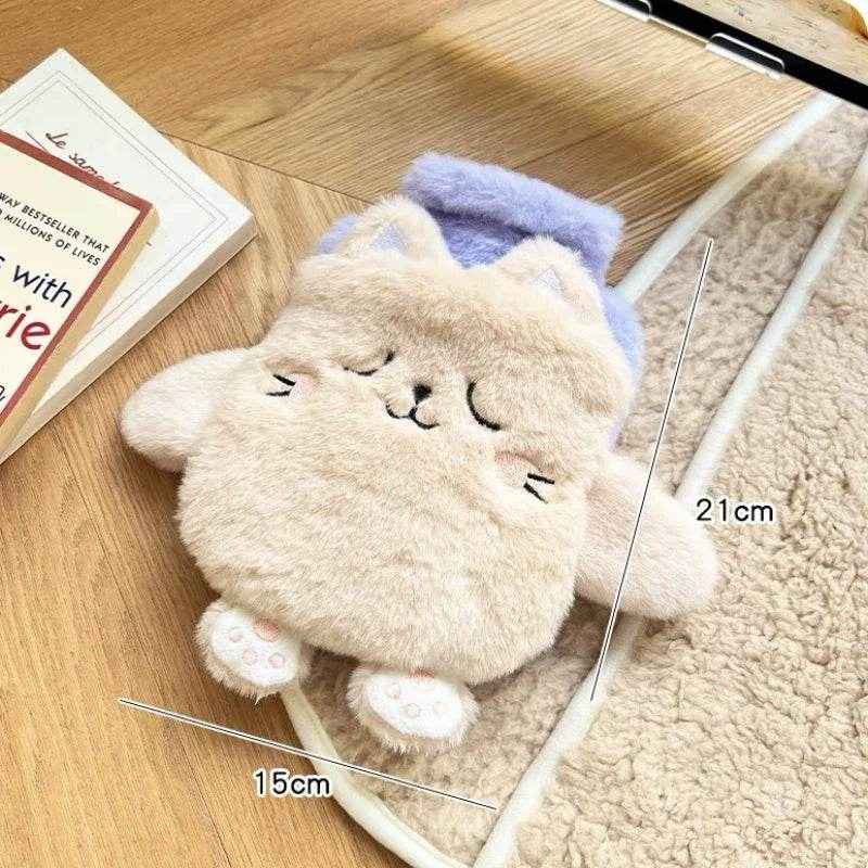 🧸Cuddly Cozy Buddy – Soft Plush Hot Water Bottle for Boys' Tummy, Hands & Feet - ThiGui