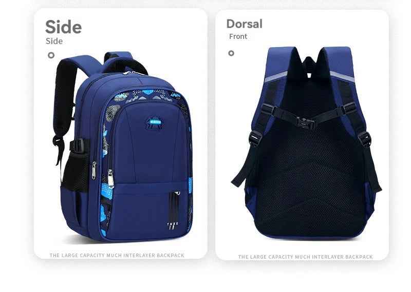 🎒 Perfect School Backpack for Boys Aged 6–12 – Comfy, Spacious & Super Cool! 🏫✨ - ThiGui