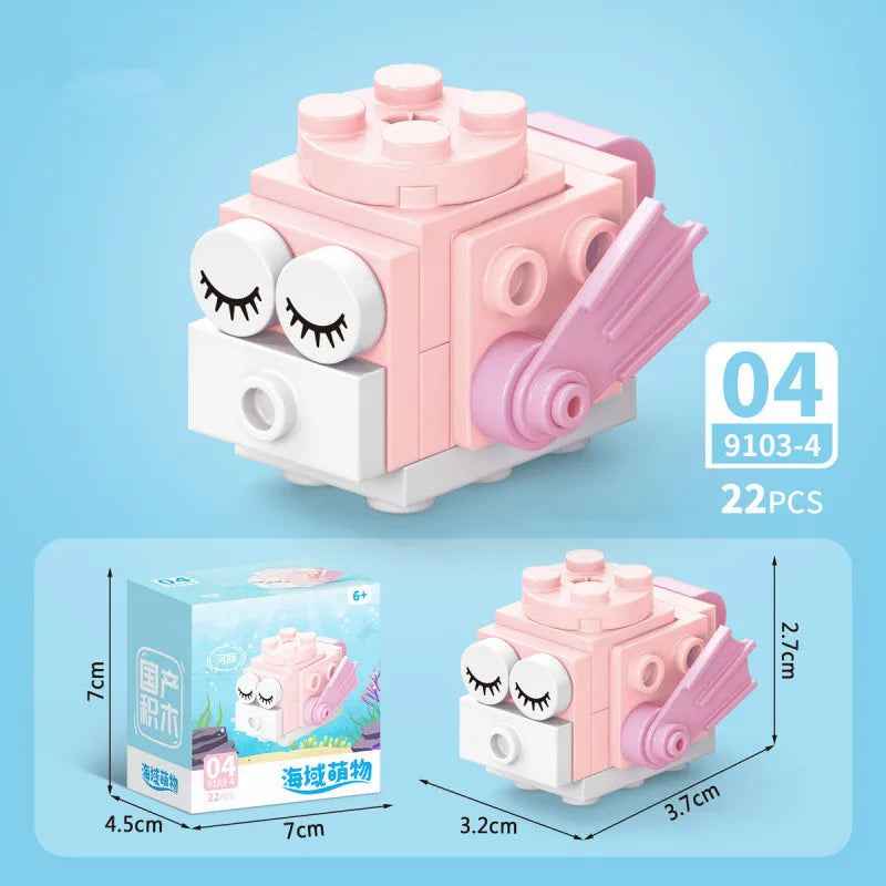 🕷️ Snap Together a Wild World – Insect & Animal Block Creatures for Kids & Collectors! 🐜🦂 - ThiGui