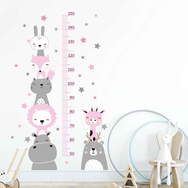 🐘3-in-1 Jungle Fun Growth Charts – Cute Animal Rulers for Growing Boys' Rooms - ThiGui