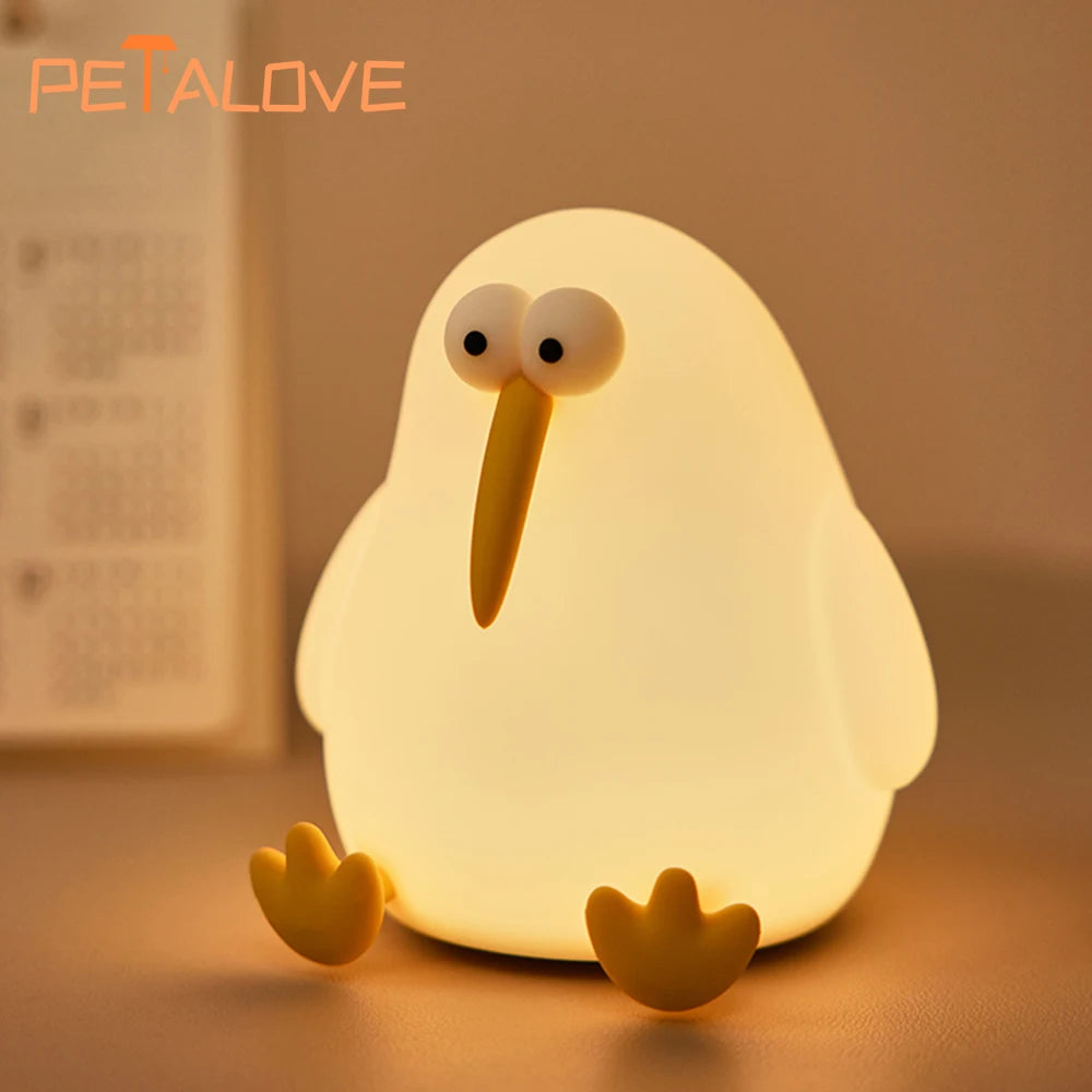 🐼🌙 Sweet Dreams Light – Soft Silicone Animal Night Lamp for Kids 💡🧸 - ThiGui