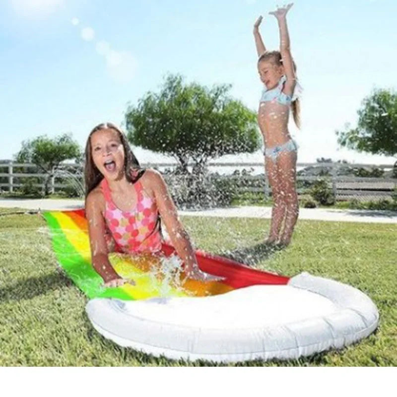 🌊💦 Slip, Slide & Smile! Backyard Water Slide with Sprinkler – The Ultimate Summer Splash 🌞👧🧒 - ThiGui