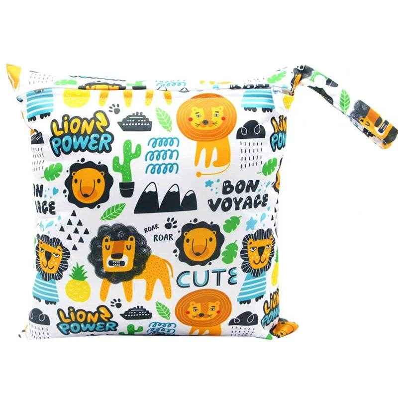 🌿 Mum’s Little Helper: Waterproof Reusable Wet Bag for Busy Days Out! 🍼 - ThiGui