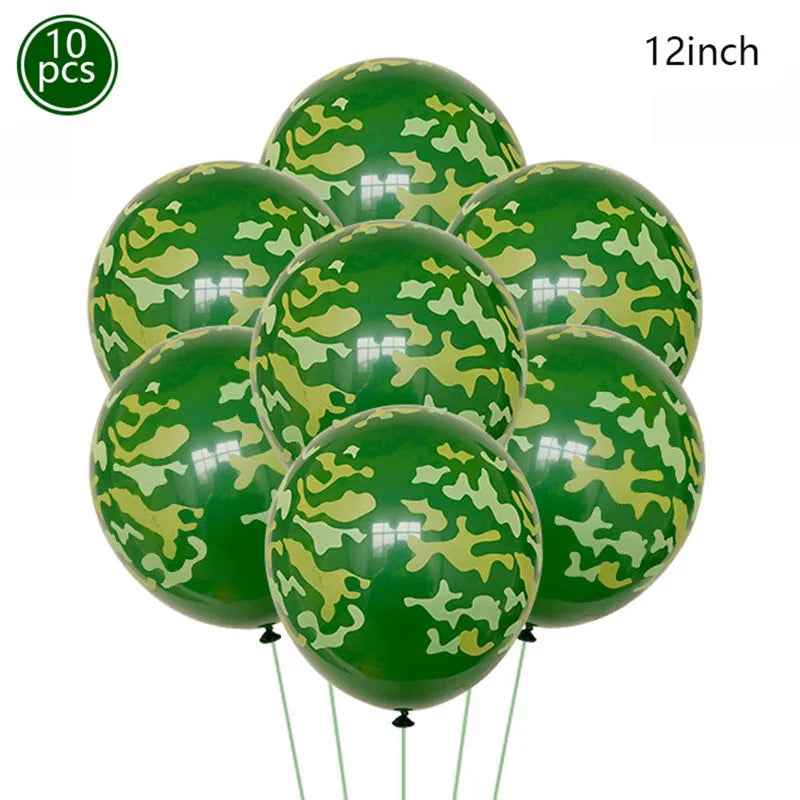 🪖The Ultimate Camouflage Party Set – Turn Your Boy's Birthday Into an Army Adventure! - ThiGui