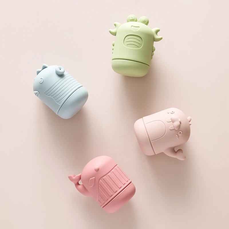 🐳 Soft Silicone Animal Bath Toys – Splash-Safe Fun with Cuddly Creatures! 💦🛁 - ThiGui