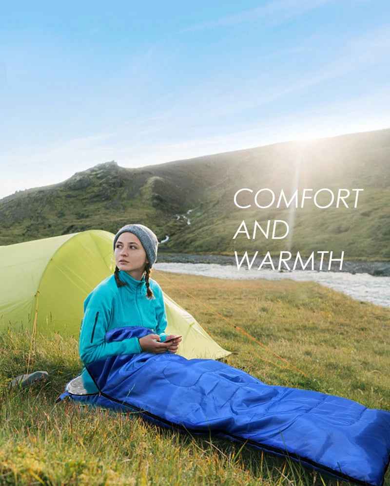 🏕️ Toasty Nights, Happy Campers! – Kids’ Hooded Sleeping Bag 🌙🧸 - ThiGui