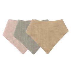 👶 Everyday Essential Baby Bibs – Soft Cotton Bandana Set for Mess-Free Cuddles & Feeds 🍼✨ - ThiGui