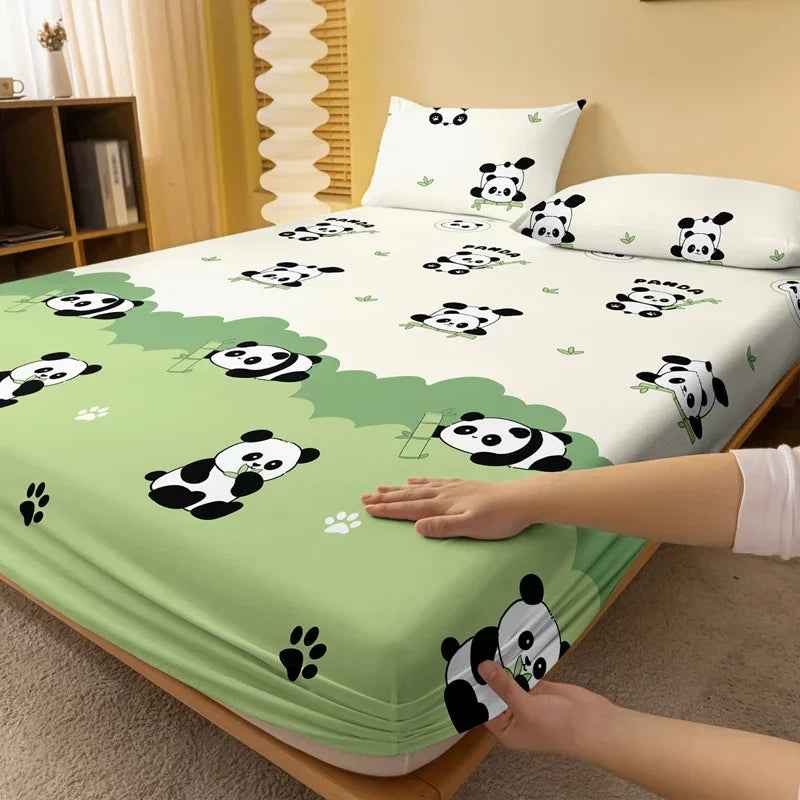 🐼Sleepy Pandas & Sweet Dreams – Adorable Fitted Sheet for Little Ones 💤 - ThiGui