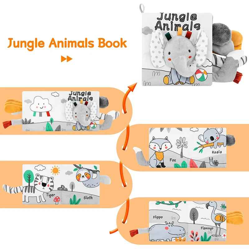 📘 Sensory Soft Baby Books – A Tiny Treasure for Little Hands 🍼👶 - ThiGui