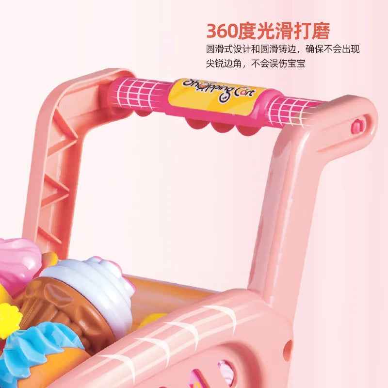 🛒 Little Shopper, Big Imagination – Pretend Supermarket Cart Toy for Toddlers! 🍎🥕🛍️ - ThiGui