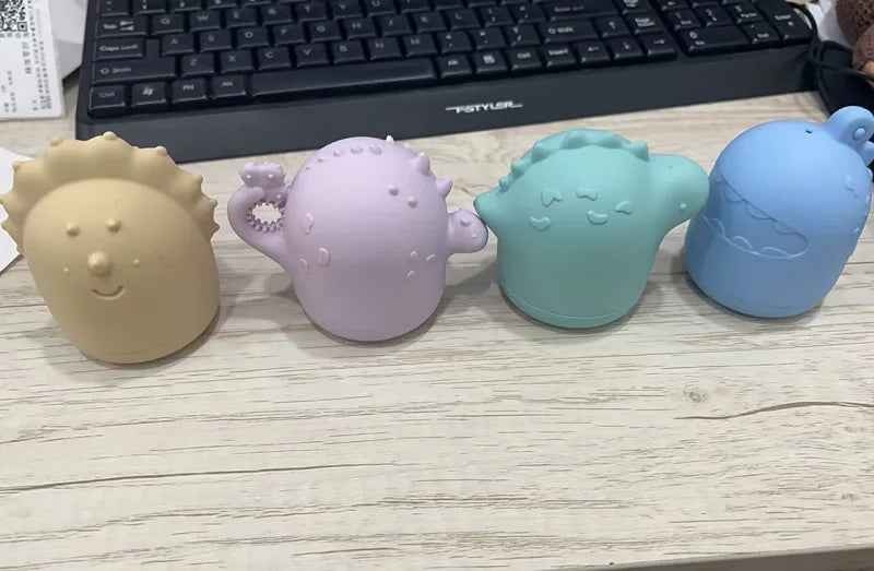 🐳 Soft Silicone Animal Bath Toys – Splash-Safe Fun with Cuddly Creatures! 💦🛁 - ThiGui