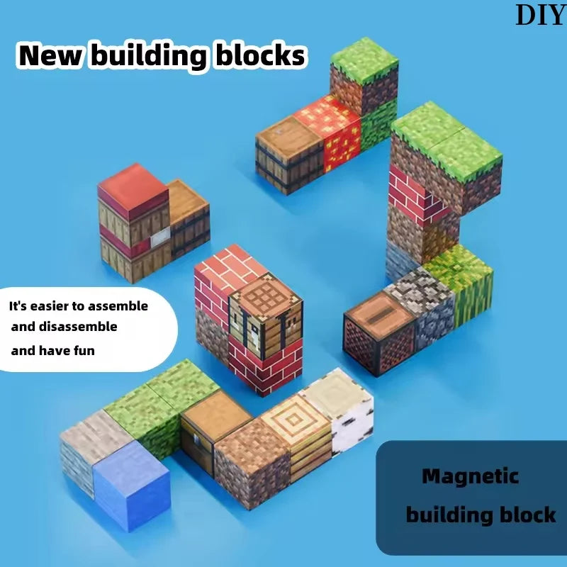 🧲✨ Magnetic Mine World Building Set – Endless Fun for Little Explorers! 🚀🌈 - ThiGui