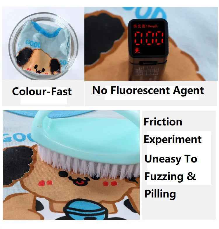 Cool & Comfy! 2-Piece Cotton Vest & Shorts Set for Active Little Boys - ThiGui