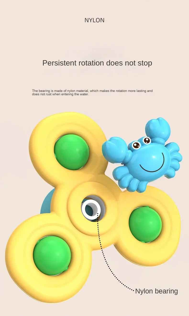 🌀 Spinner Suction Toys – Bath Time, Play Time, Anytime Fun! 🚿👶 - ThiGui