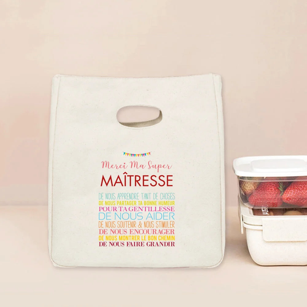 🍱 Thank You Teacher Thermal Lunch Bag – A Warm Hug in a Practical Gift! 🌟 - ThiGui