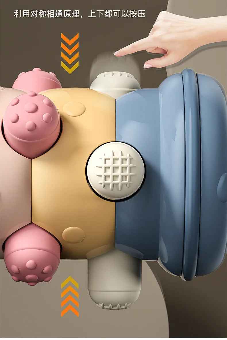 🌀 Roll, Reach & Grow – Tummy Time Roller for Curious Little Movers! 👶🎈 - ThiGui