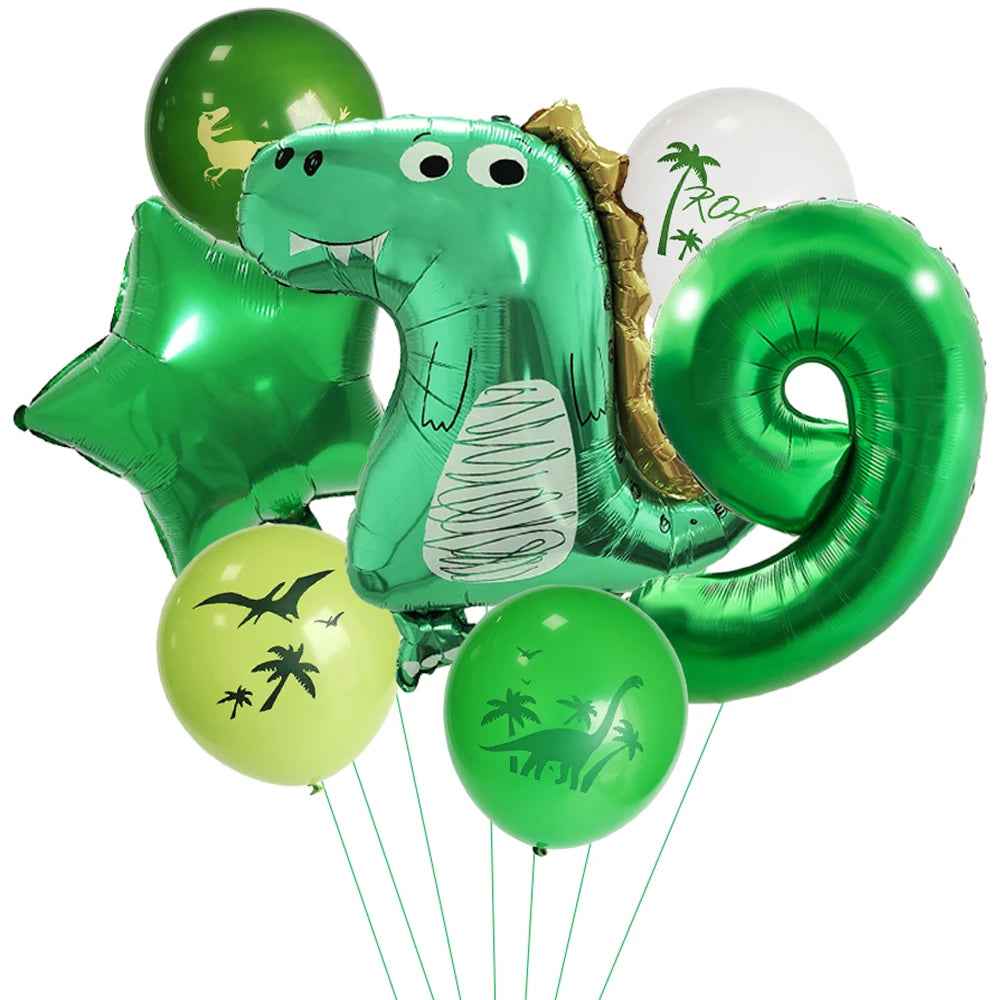 🦕 Dino-Roar Party Set – Fun Disposable Tableware for a Jurassic Birthday Bash 🎂🎈 - ThiGui