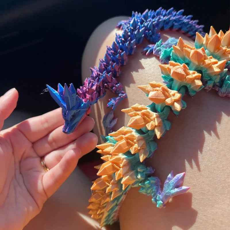 🐉Surprise Dragon Egg with Fully Articulated 3D Printed Dragon for Fantasy-Loving Boys - ThiGui