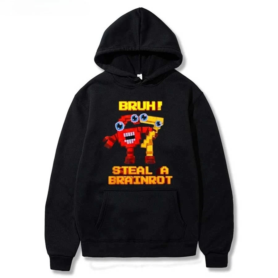 Bruh 67 Six Seven Brainrot Hoodie 😎🔥 Cool & Cosy Kids Streetwear Sweatshirt - ThiGui