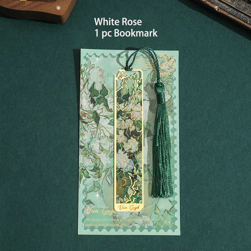 📚 Elegant Floral Bookmark – A Timeless Treat for Readers & Teachers Alike! 🌸 - ThiGui