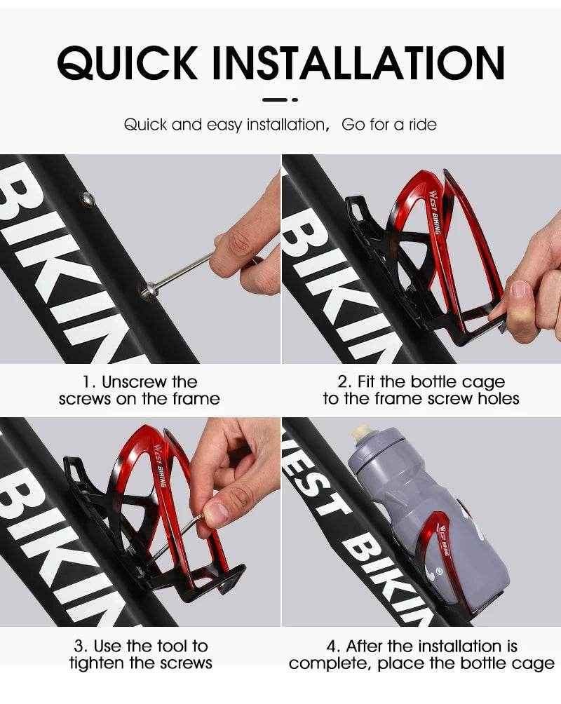 ✨ Ultra-Light Rainbow Water Bottle Holder – Keep Your Little Cyclist Hydrated in Style! 🚴‍♂️🌈 - ThiGui