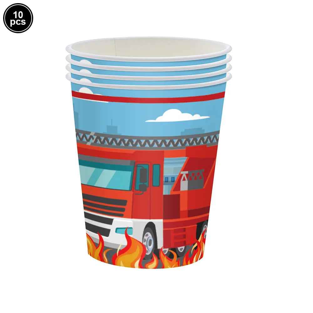 🎂Turn Up the Heat – Firefighter Cake Toppers for a Blaze of Birthday Fun! - ThiGui