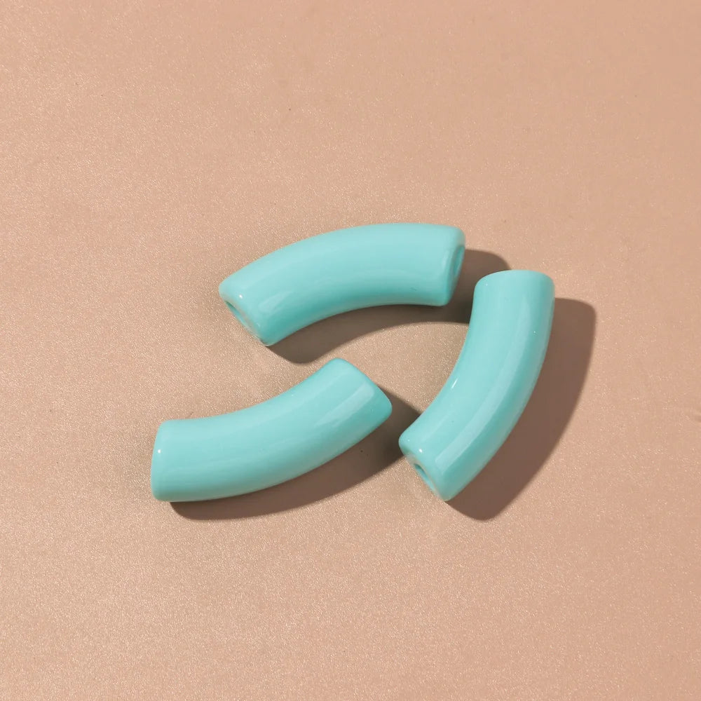 🌈 Lot de 20 Perles Tubes Arc-en-ciel – Idéal pour Créer des Bijoux Colorés et Fun ! 💫🧵 - ThiGui