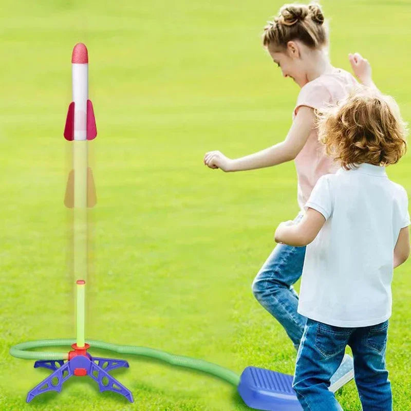 🦶🚀 Jump, Stomp & Launch! Air Rocket Launcher Set for Kids – Outdoor Energy Fun 🎯🌤️ - ThiGui