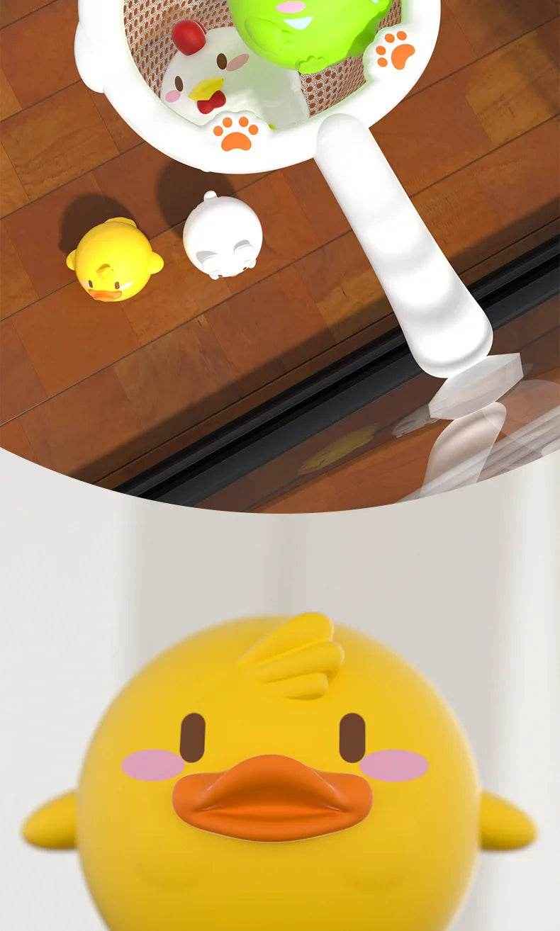 🐳LED Light Up Toys Baby Cute Animals Bath Toy Swimming Water Soft Rubber Float Induction Luminous Duck for Kids Play Funny Gifts - ThiGui