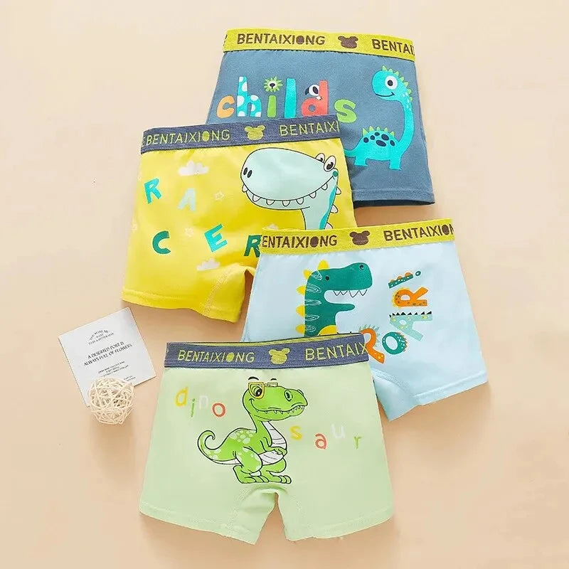 🩲🌟 Boys’ Cotton Boxer Briefs – Antibacterial, Breathable & Hug-Like Fit for Active Kids! 🧒🧺 - ThiGui