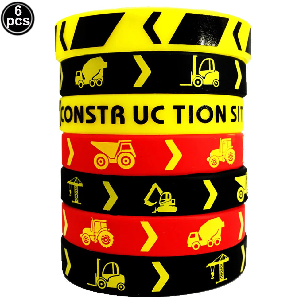 🚧 Party Zone Activated! Construction-Themed Tableware Set for Boys Who Dig Trucks 🛠️🎉 - ThiGui
